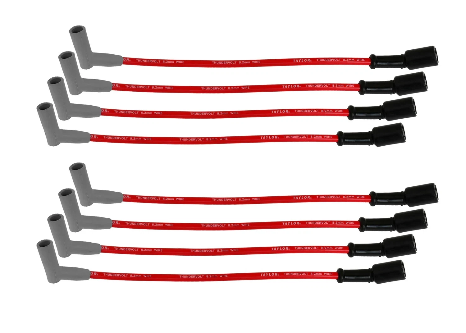 Spark Plug Wire Set Universal 8.2mm Silicone Thundervolt 135_ 40 ohm_ft 86246